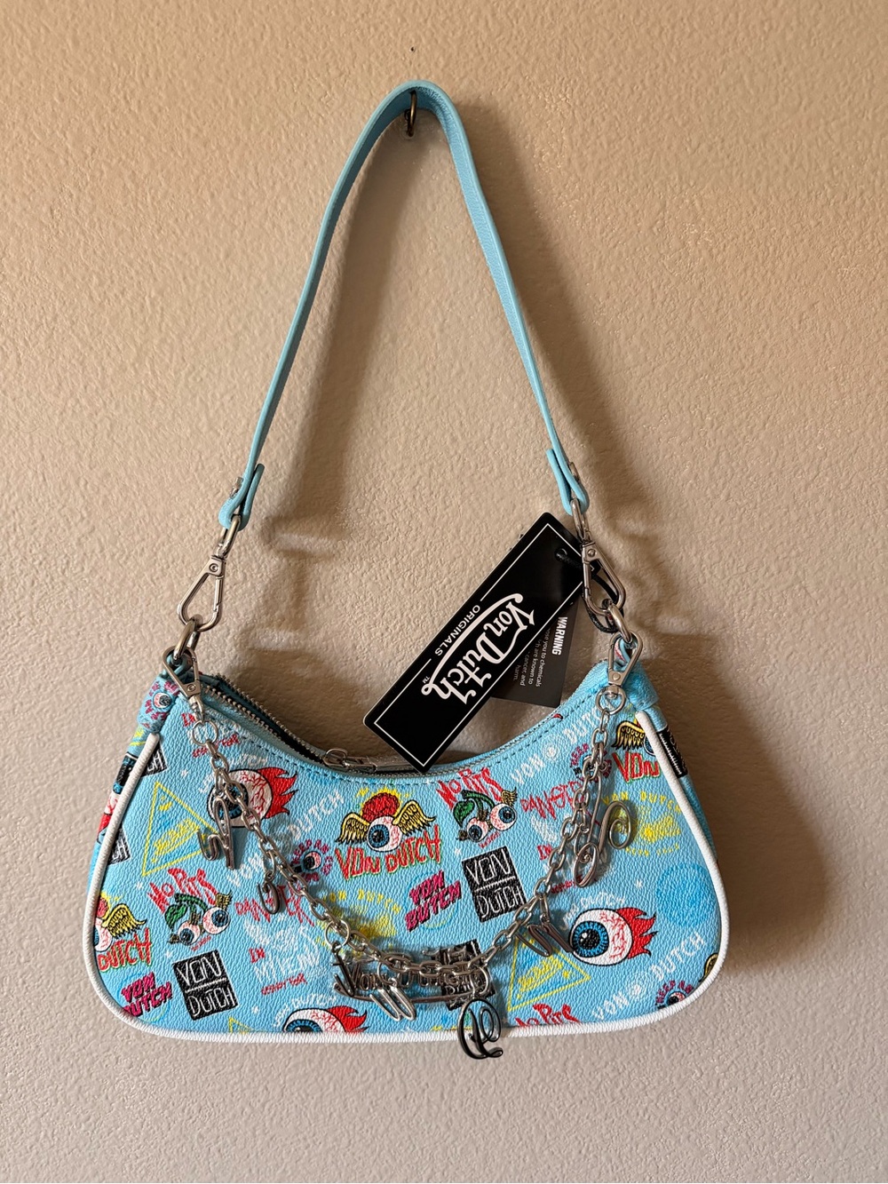 Von Dutch Blue Jax shoulder bag